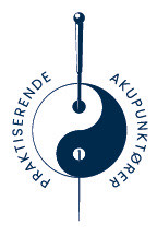 Logo med yin-yang og akupunkturnål